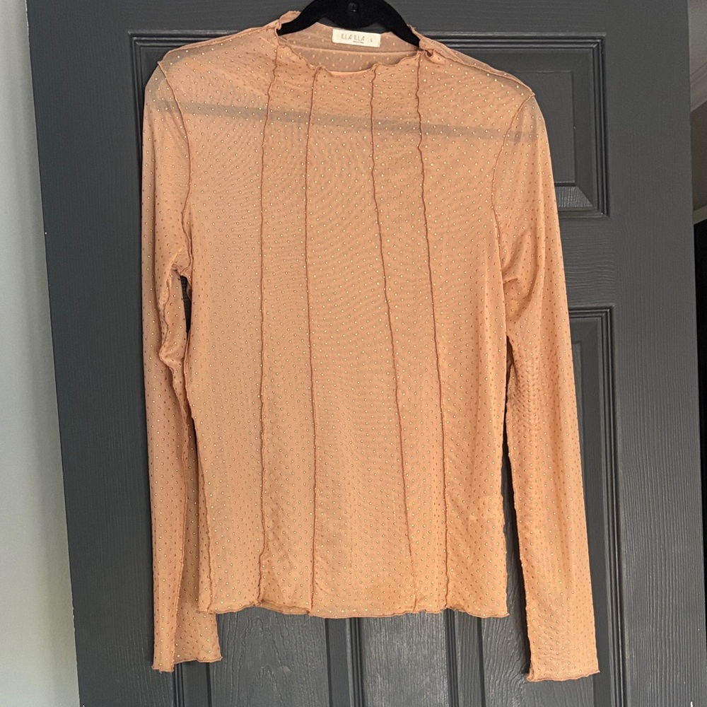 ILLA ILLA Peach Long Sleeve Top
